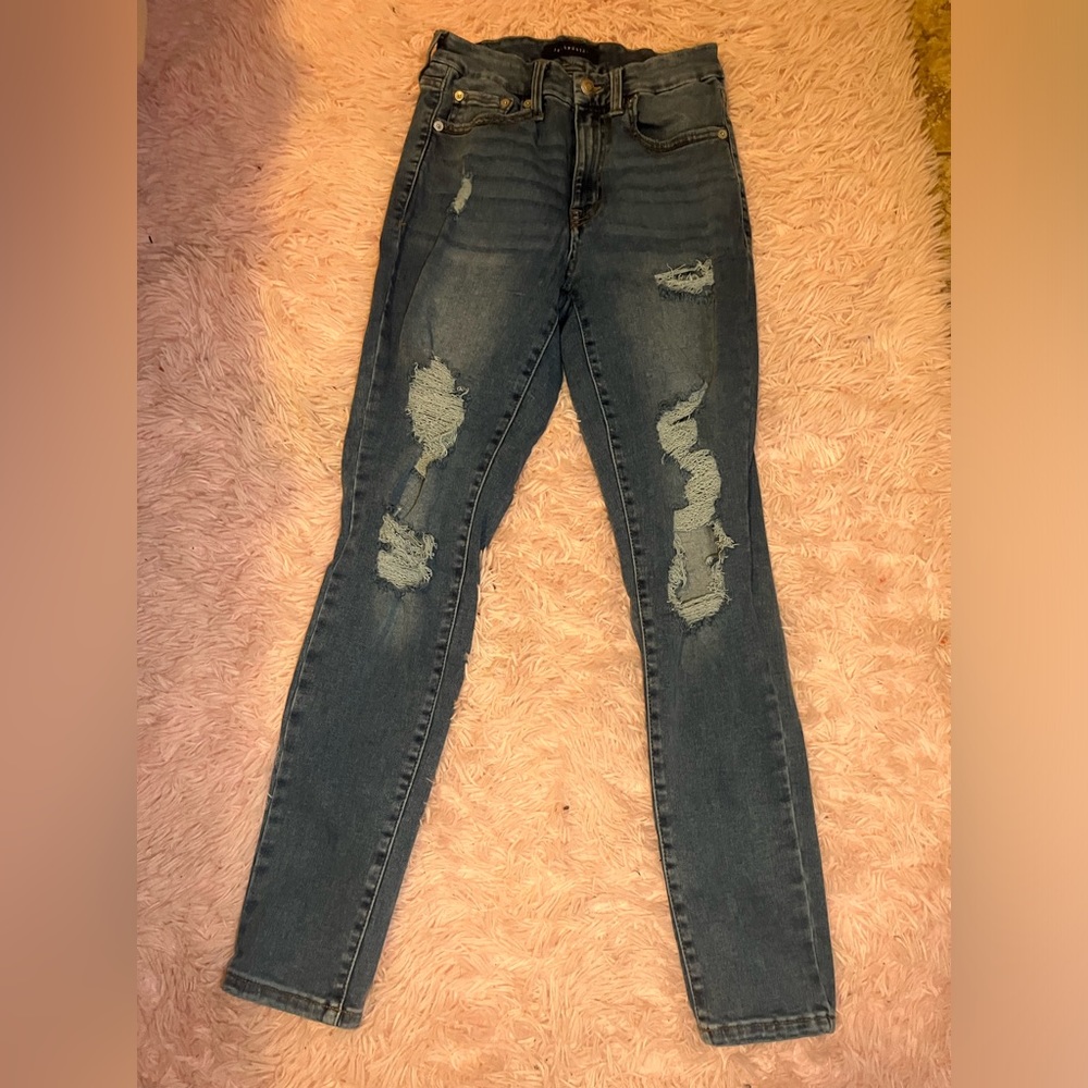 Aeropostal High Rise Curvy Jeggings
